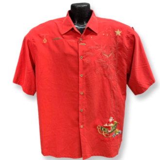 Santa's Sleigh Christmas Hawaiian Shirt